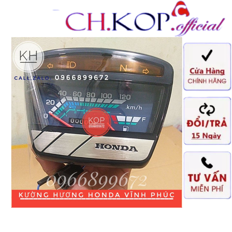 Đồng hồ Dream thái / drem việt cao cấp (Mặt Phay Nhôm Chữ Honda Sắc Nét )