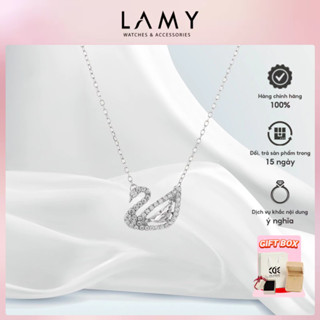 Dây chuyền LAMY thiên nga Crystal Swan Necklace White 6042