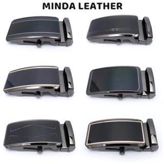 Mặt thắt lưng nam đầu khóa lăn không hiệu sang trọng S1L05 - MINDA LEATHER