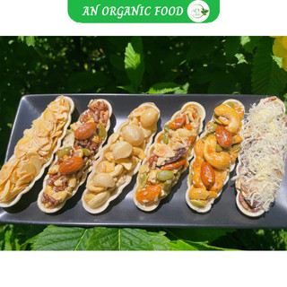 Thuyền ngũ cốc 6 loại ,Bánh ăn kiêng,giảm cân không đường bánh hạt dinh dưỡng ngũ cốc bánh healthy ,chay  AN Organicloại