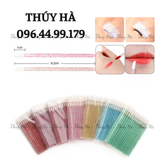 Cọ mềm ,tăm tháo mi (đầu to),bôi son,..(túi 50 cây-10 cây)_dụng cụ nối mi_mi fan_keo nối mi _Thúy Hà