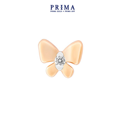 PRIMA Bông Tai Kim Cương -  9K - Chú Bướm xinh (1 chiếc) - BST Monochic - 991E1490