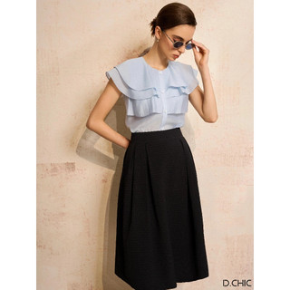 D.chic áo sơ mi cổ bèo 2 tầng ms: 1812445