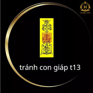 Linh phù vàng tránh con giáp 13