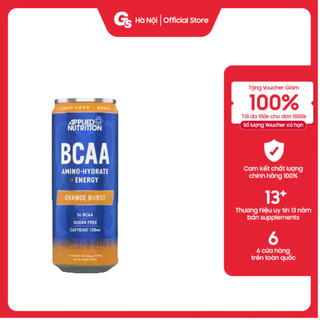 Lon nước Applied Nutrition BCAA Amino Hydrate Energy nhập khẩu Anh -Gymstore thức uống có ga tăng sức bền tối đa