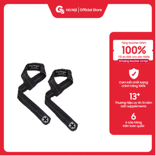 Dây kéo lưng Harbinger Leather Lifting Straps, Black - Gymstore