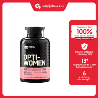 Viên uống Vitamin tổng hợp ON Opti Women cho nữ nhập Mỹ - Gymstore tăng cường sức đề kháng, khả năng hấp thụ cho nữ