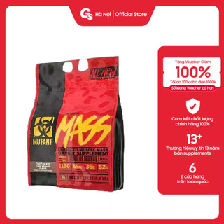 Sữa tăng cân, tăng cơ dành cho người gầy Mutant Mass 15Lbs - Mass Gainer nhập khẩu Canada, phân phối Gymstore