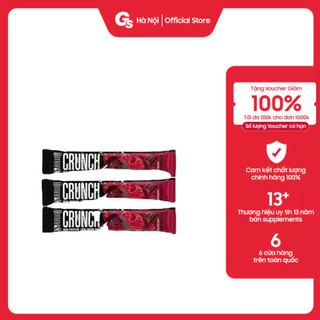 Thanh Protein Bar Warrior Crunch High Protein, Low Sugar Bar (1 Bar - 64 grams) nhập khẩu Anh - Gymstore