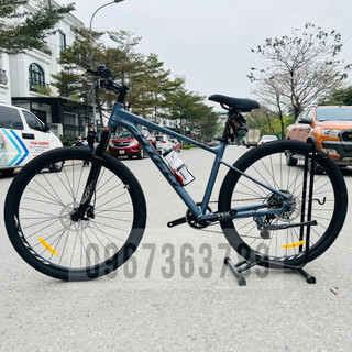 Xe đạp địa hình dtfly x8 27.5inch khung nhôm magie không mối hàn 6061, phuộc hơi,trục rỗng, phanh dầu, đề shimano u6000