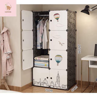 TỦ QUẦN ÁO NHỰA LẮP GHÉP ĐA NĂNG 8 Ô SÂU 47CM TIỆN LỢI  NHIỀU HÌNH DÁNG MÀU SẮC