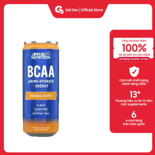 Lon nước Applied Nutrition BCAA Amino Hydrate Energy nhập khẩu Anh -Gymstore