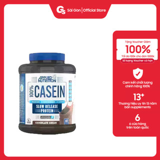 Sữa Applied 100% Micellar Casein Protein, 1.8 KG nhập khẩu Anh - Gymstore phục hôi và phát triển cơ bắp