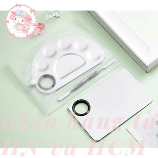 Khay Pha Màu Trang Điểm IMAGIC Làm Đẹp Bằng Thép Không Gỉ 129g