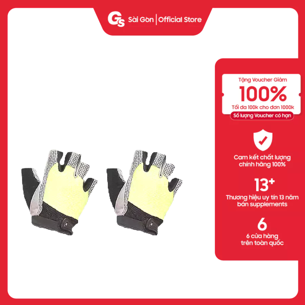 Găng tay cao cấp Gymstore Premium Glove, chất liệu mềm mại, thoáng khí