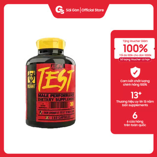 Viên uống Mutant Test (90 viên) nhập khẩu Canada - Gymstore tăng cường sức khỏe nam giới