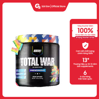 Bột tăng sức mạnh Redcon1 Pre-workout Total War 30 Servings nhập khẩu Mỹ