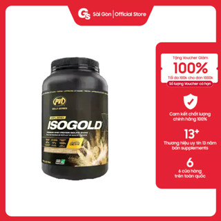 Sữa tăng cơ cao cấp PVL ISO Gold 2 Lbs Premium Isolate 100% Whey Protein Isolate & Hydrolysate | Made in Canada | GYMSTO