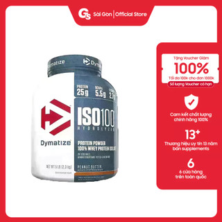 Sữa tăng cơ Dymatize ISO 100, Whey Protein 5 Lbs nhập khẩu Mỹ phân phối Gymstore