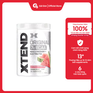 Sữa hỗ trợ phục hồi, phát triển cơ bắp Scivation Xtend BCAAs Original tăng sức bền tập luyện