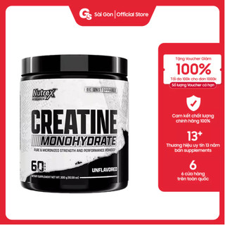 Bột tăng sức mạnh cơ bắp Nutrex Creatine Monohydrate, 300g nhập khẩu Mỹ - Gymstore
