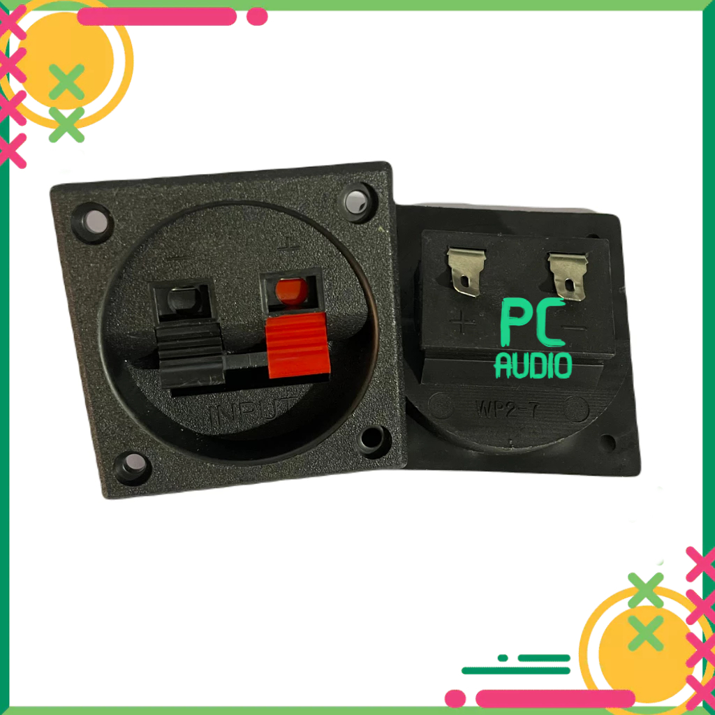 Hậu loa tròn / Trạm loa vuông 5cm : Giá 2 chiếc