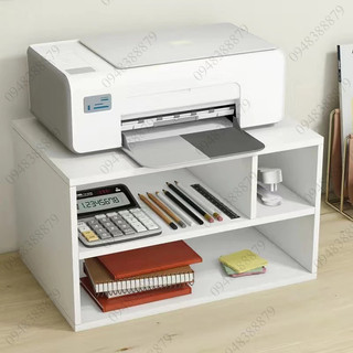 Kệ để máy tính kệ gỗ để bàn kệ để máy in máy scan máy tính PC laptop kệ văn phòng gỗ MDF cao cấp dễ dàng lắp ráp MS10