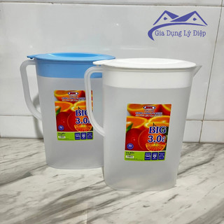 Ca bầu đựng nước có chia vạch 3L nhựa Song Long