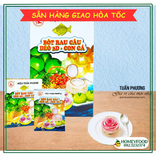 1 gói bột rau câu dẻo 3d - con cá
