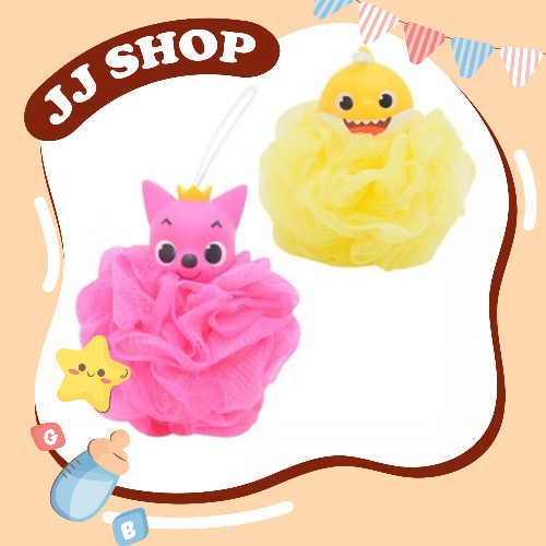 Bông Tắm Tạo Bọt BABY SHARK, PINKFONG Cho Bé