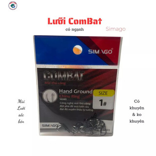 Lưỡi câu cá Simago Combat Chinu có ngạnh cực sắc bén