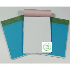 Cùi xé 2 liên, giấy order 2 liên không chữ (8x12)