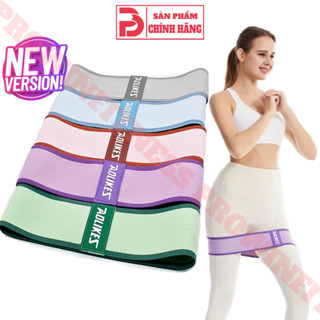 Dây kháng lực miniband vải Aolikes version 2024 hỗ trợ tập gym yoga mông đùi, chất liệu vải cao su