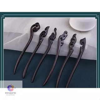 Trâm cài tóc Cổ Trang Hanfu dễ thương bằng gỗ Phong Cách Cổ Điển Cao Cấp