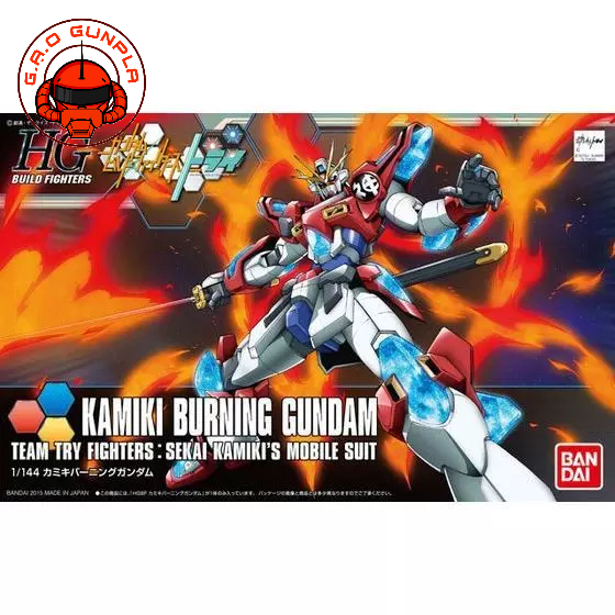 Mô hình lắp ráp Bandai Gundam HG BF 1/144 Kamiki Burning Gundam