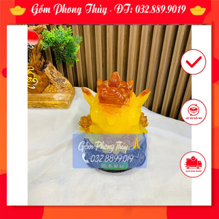 Cóc thiềm thừ đặt ban thần tài, bàn làm việc - Hàng Bát Tràng loại 1 cao cấp