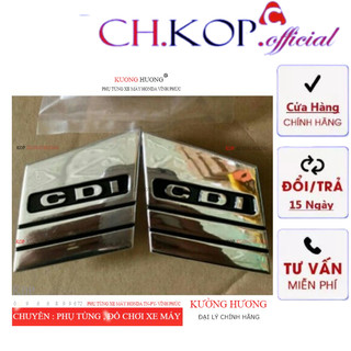 Chữ CDI Bắt Dải Yếm Xe DREAM (1 Cặp Kèm 6 Khui Cài Loại Cao Cấp)