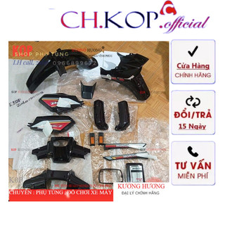 Dàn áo xe DREAM 16 chi tiết sẵn tem thái lửa 3 lớp sịn (-10%)