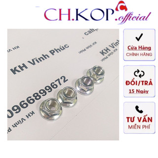 ốc bắt nhông Lớn sau 8mm xe honda , yamaha  có tán Khóa chống trôi ( Giá Bán 1 Cái )