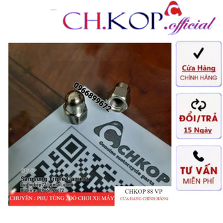 Ốc Mũ bắt cổ bô xe máy honda DREAM WAVE và NHIỀU dòng xe Honda khác lắp(2 Cái)