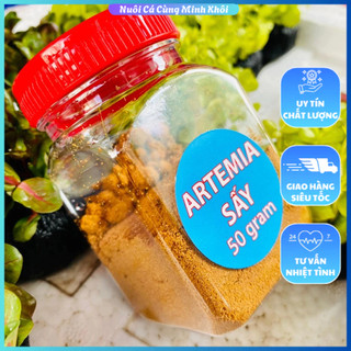 Artemia sấy khô 50gr thức ăn cho cá nhỏ