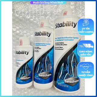 Vi sinh cao cấp, vi sinh sống seachem stability các loại 100ml 250ml 500ml