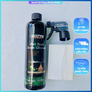 Chai Tẩy Cặn Canxi Bể Cá Biozym Fish Tank Scale Cleaner chai 500ml