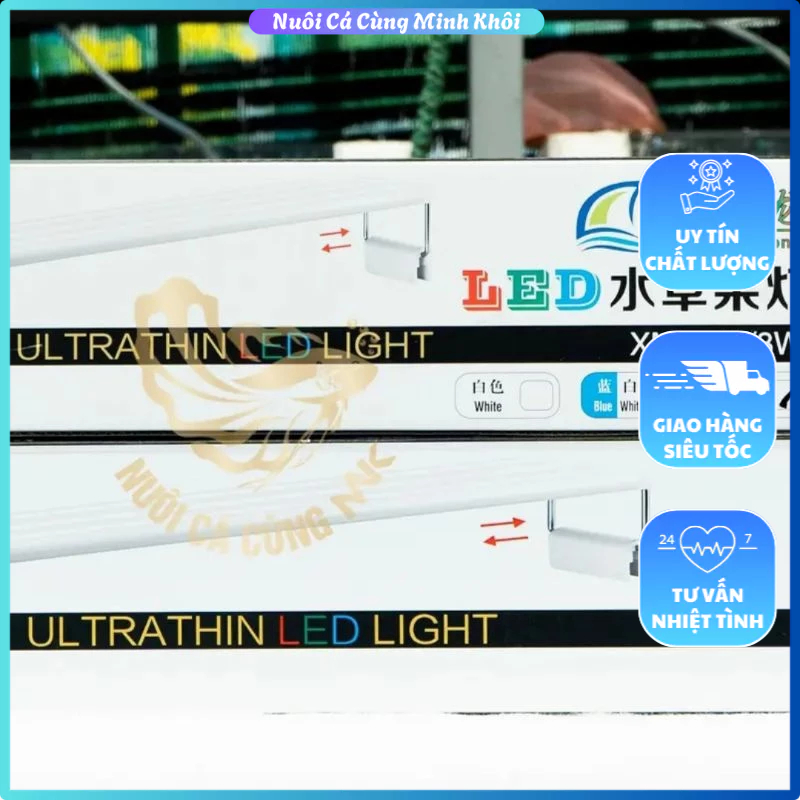 Đèn led đổi màu XML cho hồ cá từ 30cm đến 60cm