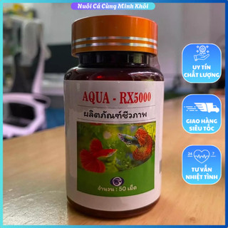 Vi sinh thái dạng viên ,thai lan aqua- rx5000 50 viên