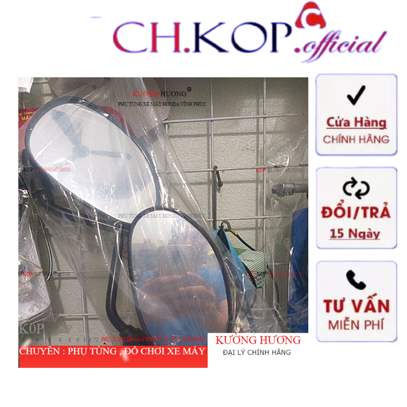 Gương Chiếu hậu gắn xe DREAM WAVE anpha ( Giá 1 Cặp LD Mẫu Kiểu Zin Theo xe)