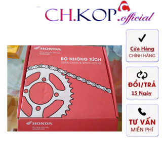 Bộ nhông sên xích honda cho wave, dream, future, wave rsx , wave a110, wave blade zin chính hãng
