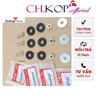 Chính hãng| bộ ốc cao su lắp ghi đông sọ khỉ xe dream ,wave , future... zin -