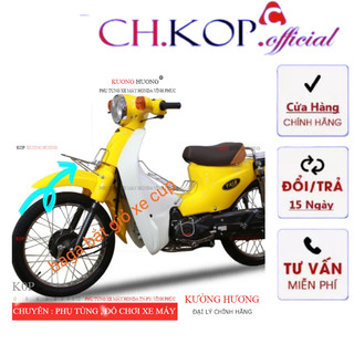 Baga bắt rổ (mũi mạ) inox  xe Cub 81, taya 50cc học sinh, cub Lifan học sinh, việt thái (-10%)