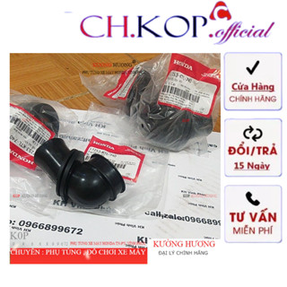 Cổ Cao Su Hút Pô E Wave RS Chính Hãng Honda ống Nối Khí Bầu Lọc Gió S 100 Xịn